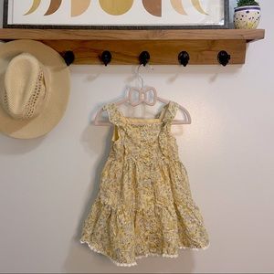 Catherine Malandrino Toddler Dress Yellow Floral Size 2T